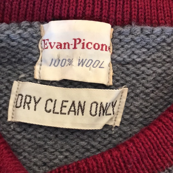 Vintage 1960s Evan Picone Wool Sweater Cardigan. Size Medium. - Picture 10 of 10